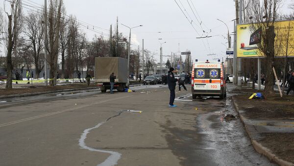 В Харькове во время шествия прогремел взрыв. Архивное фото В Харькове во время шествия прогремел взрыв. Архивное фото