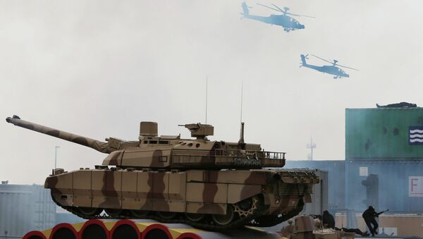 Выставка оборонной промышленности IDEX в Абу-Даби. Архивное фото Выставка оборонной промышленности IDEX в Абу-Даби. Архивное фото