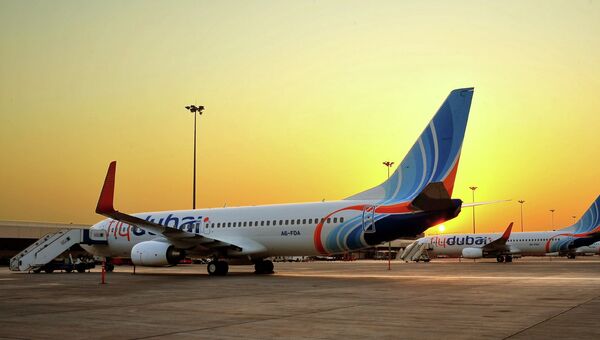 Самолеты авиакомпании Flydubai. Архивное фото Самолеты авиакомпании Flydubai. Архивное фото