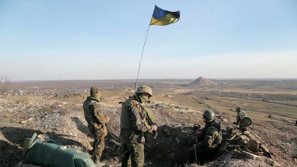 Украинские военные в Донецкой области. Март 2015. Архивное фото Украинские военные в Донецкой области. Март 2015. Архивное фото