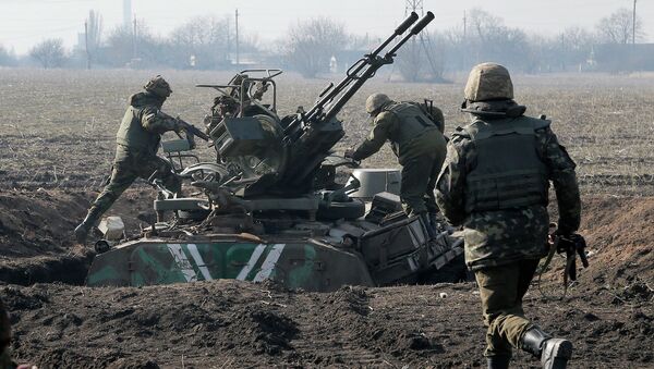 Украинские военные в Донецкой области. Архивное фото Украинские военные в Донецкой области. Архивное фото