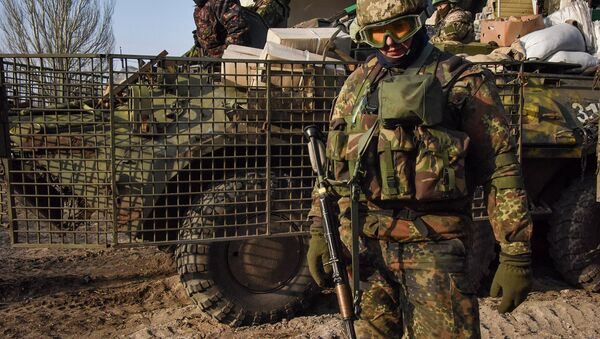 Украинские военные. Архивное фото Украинские военные. Архивное фото