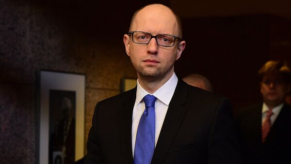 Премьер-министр Украины Арсений Яценюк. Архивное фото Премьер-министр Украины Арсений Яценюк. Архивное фото