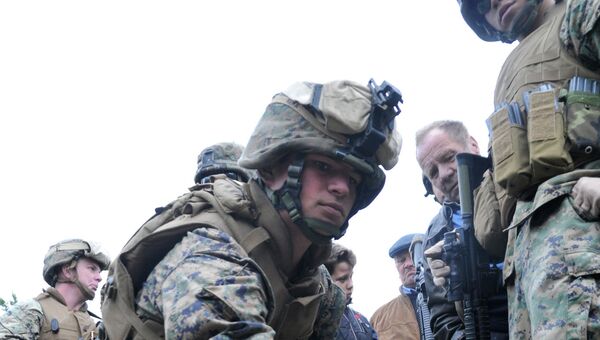 Международные военные учения. Архивное фото Международные военные учения. Архивное фото