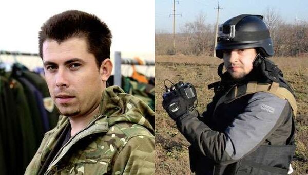 Журналист РЕН ТВ Дмитрий Вахницкий и оператор Федор Болдырев. Архивное фото Журналист РЕН ТВ Дмитрий Вахницкий и оператор Федор Болдырев. Архивное фото