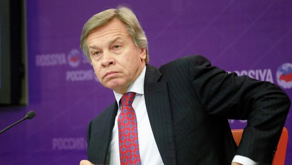 Председатель комитета Государственной Думы РФ по международным делам Алексей Пушков. Архивное фото Председатель комитета Государственной Думы РФ по международным делам Алексей Пушков. Архивное фото