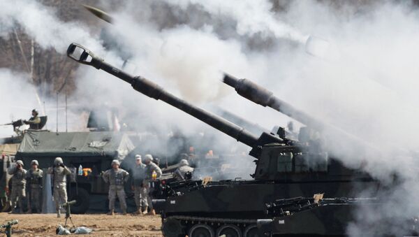 Самоходные 155-миллиметровые гаубицы Вооруженных сил США Paladin M109A6 Самоходные 155-миллиметровые гаубицы Вооруженных сил США Paladin M109A6