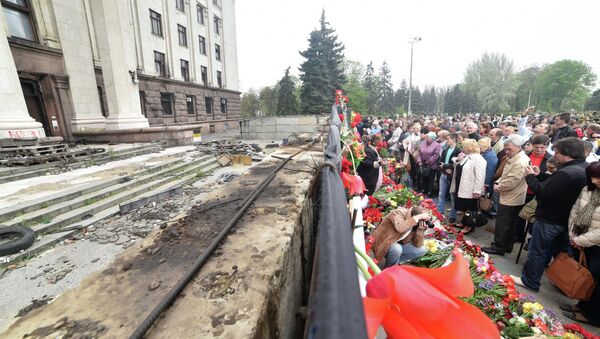 Годовщина трагедии в Одессе Годовщина трагедии в Одессе