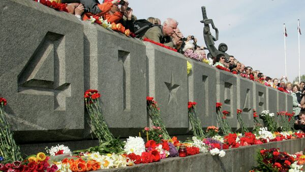 Мероприятия в честь Дня Победы в Риге. Архивное фото Мероприятия в честь Дня Победы в Риге. Архивное фото