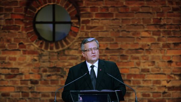 Президент Польши Бронислав Коморовский. Архивное фото Президент Польши Бронислав Коморовский. Архивное фото