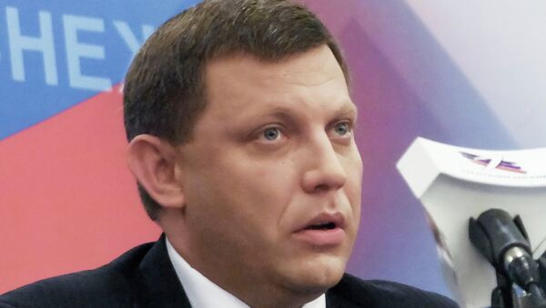 Глава Донецкой народной республики Александр Захарченко. Архивное фото Глава Донецкой народной республики Александр Захарченко. Архивное фото