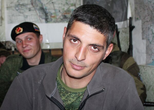 Ополченец Донецкой народной республики (ДНР) с позывным Гиви Ополченец Донецкой народной республики (ДНР) с позывным Гиви