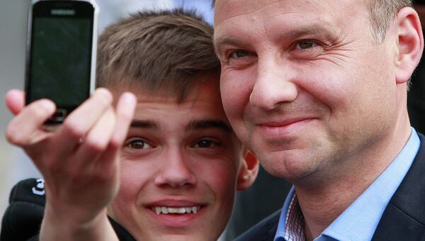 Кандидат в президенты Польши Анджей Дуда. Архивное фото Кандидат в президенты Польши Анджей Дуда. Архивное фото