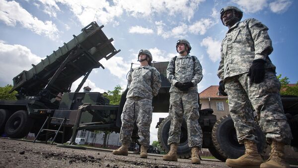 Армейский зенитно-ракетный комплекс Patriot вооруженных сил США. Архивное фото Армейский зенитно-ракетный комплекс Patriot вооруженных сил США. Архивное фото