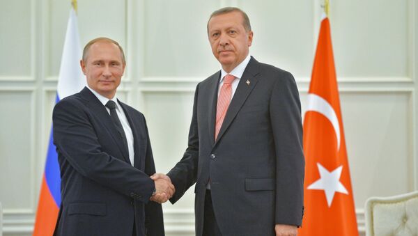 Владимир Путин и Реджеп Тайип Эрдоган. Архивное фото Владимир Путин и Реджеп Тайип Эрдоган. Архивное фото