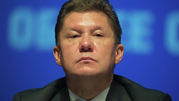 Председатель правления ОАО Газпром Алексей Миллер. Архивное фото Председатель правления ОАО Газпром Алексей Миллер. Архивное фото