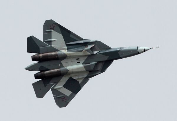 Самолет Т-50 ПАК ФА (Перспективный авиационный комплекс фронтовой авиации) Самолет Т-50 ПАК ФА (Перспективный авиационный комплекс фронтовой авиации)