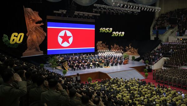КНДР отмечает 60-ю годовщину окончания Корейской войны. Архивное фото КНДР отмечает 60-ю годовщину окончания Корейской войны. Архивное фото