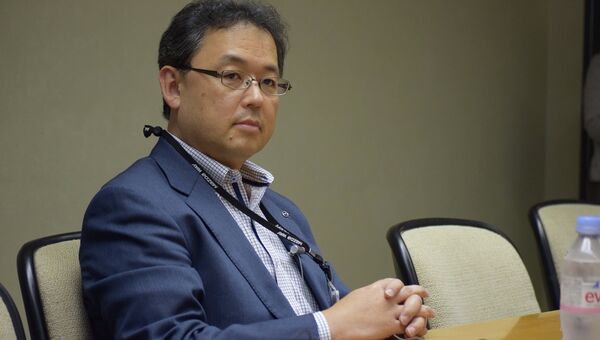 Глава департамента мировых продаж и маркетинга Mazda Motor Corporation Ясухиро Аояма Глава департамента мировых продаж и маркетинга Mazda Motor Corporation Ясухиро Аояма