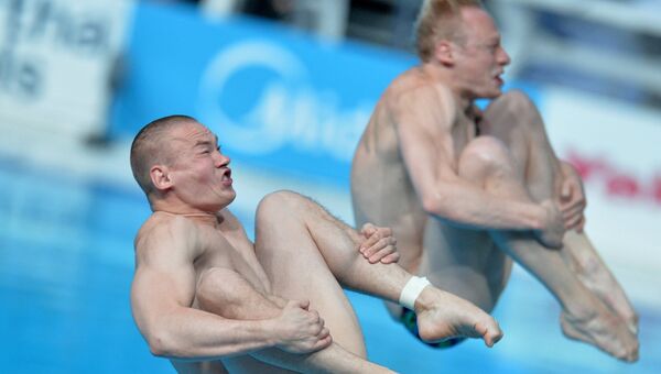 Евгений Кузнецов и Илья Захаров на XVI чемпионате мира по водным видам спорта в Казани Евгений Кузнецов и Илья Захаров на XVI чемпионате мира по водным видам спорта в Казани