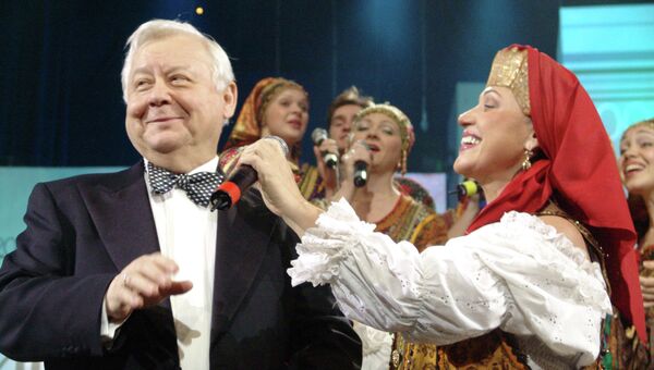 Олег Табаков и Надежда Бабкина Олег Табаков и Надежда Бабкина