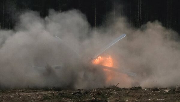 Вертолет Ми-28 потерпел крушение в Рязанской области Вертолет Ми-28 потерпел крушение в Рязанской области