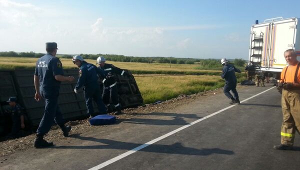 Столкновение автобусов на 125 километре трассы Хабаровск — Комсомольск-на-Амуре в районе озера Гасси Столкновение автобусов на 125 километре трассы Хабаровск — Комсомольск-на-Амуре в районе озера Гасси