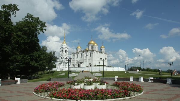 Город Владимир. Архивное фото Город Владимир. Архивное фото