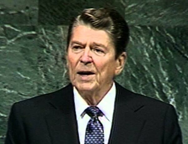 Выступление президента США Рональда Рейгана на 61-й сессии Генеральной Ассамблеи ООН Выступление президента США Рональда Рейгана на 61-й сессии Генеральной Ассамблеи ООН