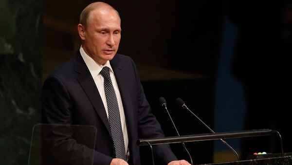 Владимир Путин на Генассамблее ООН Владимир Путин на Генассамблее ООН