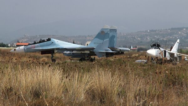 Российская боевая авиация на аэродроме Хмеймим в Сирии Российская боевая авиация на аэродроме Хмеймим в Сирии
