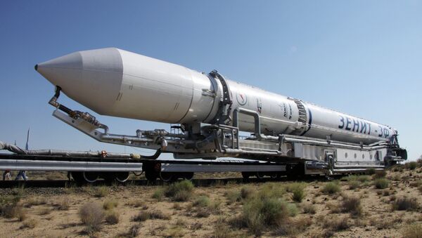 Ракета космического назначения Зенит-3М. Архивное фото Ракета космического назначения Зенит-3М. Архивное фото