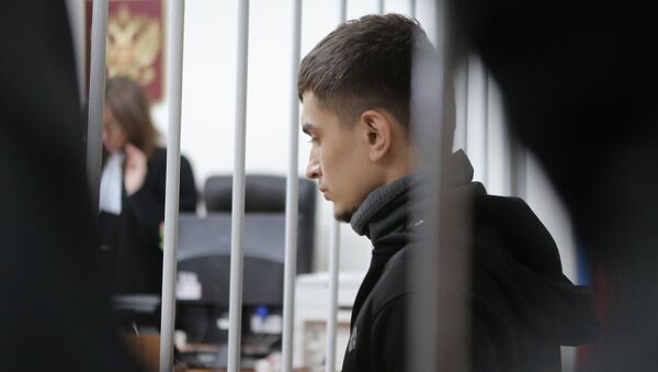 Подозреваемый в подготовке теракта в Москве Аслан Байсултанов в Лефортовском суде города Москвы Подозреваемый в подготовке теракта в Москве Аслан Байсултанов в Лефортовском суде города Москвы