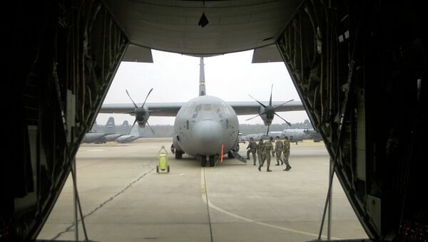 Самолеты С-130J Super Hercules. Архивное фото Самолеты С-130J Super Hercules. Архивное фото