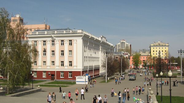 Вид Барнаула. Архивное фото Вид Барнаула. Архивное фото
