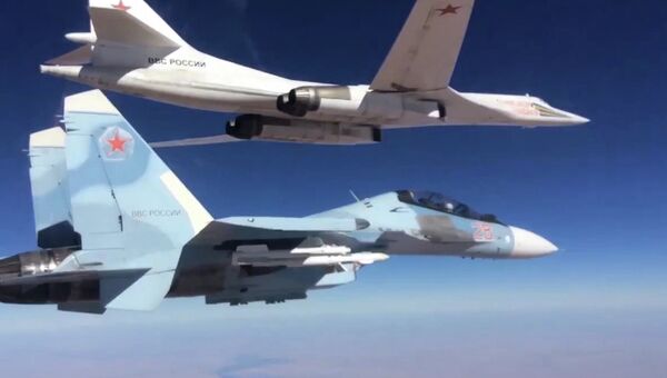 Боевые вылеты Дальней авиации ВВС РФ. Архивное фото Боевые вылеты Дальней авиации ВВС РФ. Архивное фото