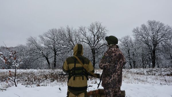 Военнослужащие Народной милиции ЛНР. Архивное фото Военнослужащие Народной милиции ЛНР. Архивное фото