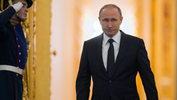 Президент России Владимир Путин. Архивное фото Президент России Владимир Путин. Архивное фото