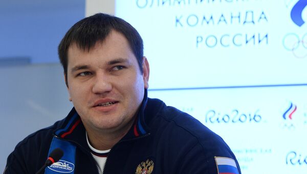 Российские тяжелоатлет Алексей Ловчев. Архивное фото Российские тяжелоатлет Алексей Ловчев. Архивное фото