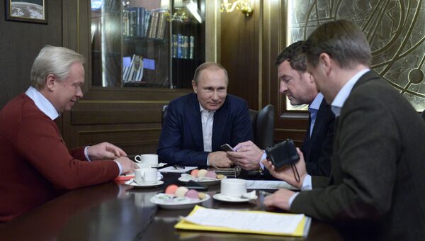 Президент РФ В. Путин дал интервью немецкому изданию Bild Президент РФ В. Путин дал интервью немецкому изданию Bild