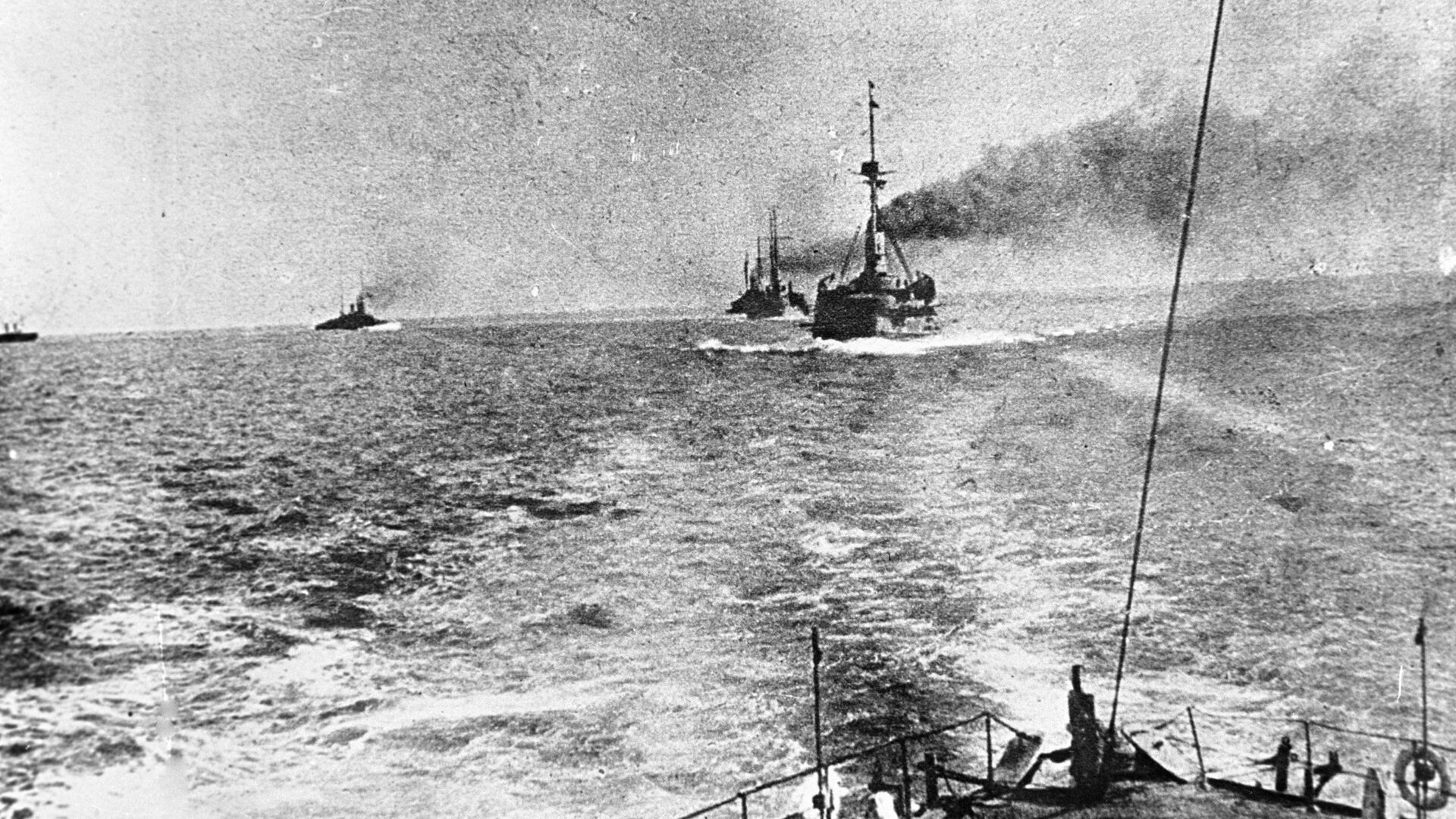 Корабли российского Черноморского флота в боевом походе во время первой мировой войны Корабли российского Черноморского флота в боевом походе во время первой мировой войны - РИА Новости, 1920, 20.10.2020