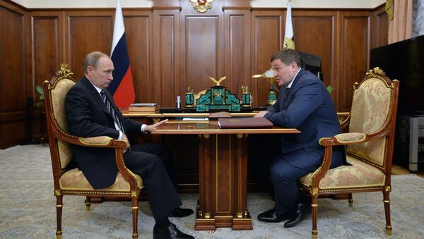 Рабочая встреча президента РФ В.Путина с губернатором Волгоградской области А. Бочаровым Рабочая встреча президента РФ В.Путина с губернатором Волгоградской области А. Бочаровым