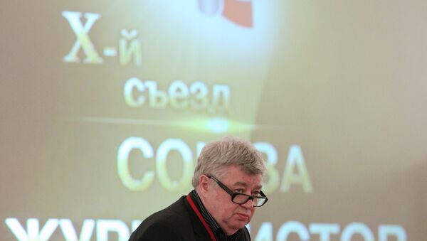 Председатель Союза журналистов России Всеволод Богданов. Архивное фото Председатель Союза журналистов России Всеволод Богданов. Архивное фото