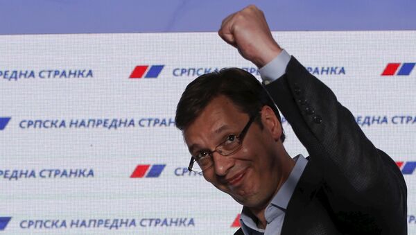 Премьер-министр Сербии Александр Вучич Премьер-министр Сербии Александр Вучич