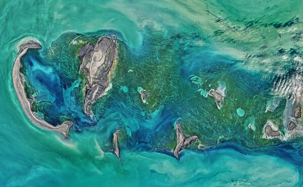 Снимок Каспийского моря Снимок Каспийского моря