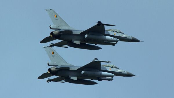 F-16 ВВС Бельгии. Архивное фото F-16 ВВС Бельгии. Архивное фото