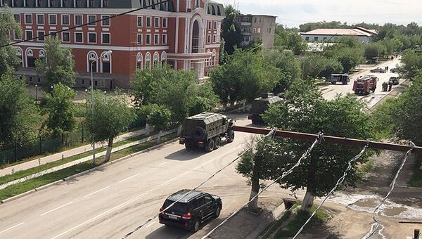 Автомобили правоохранительных органов Казахстана в Актобе. Архивное фото Автомобили правоохранительных органов Казахстана в Актобе. Архивное фото