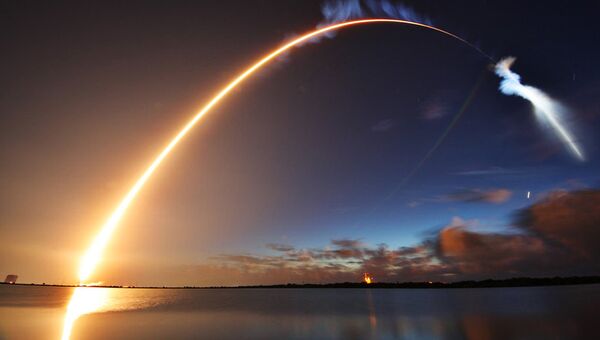 Запуск ракеты Atlas V. Архивное фото Запуск ракеты Atlas V. Архивное фото