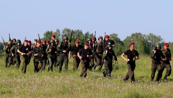 Учения Национальной гвардии РФ. Архивное фото Учения Национальной гвардии РФ. Архивное фото