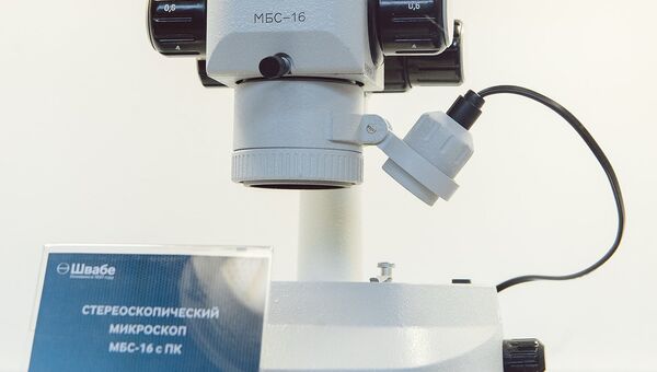 На стенде Швабе на ИННОПРОМ-2016 представлен новый стереомикроскоп На стенде Швабе на ИННОПРОМ-2016 представлен новый стереомикроскоп